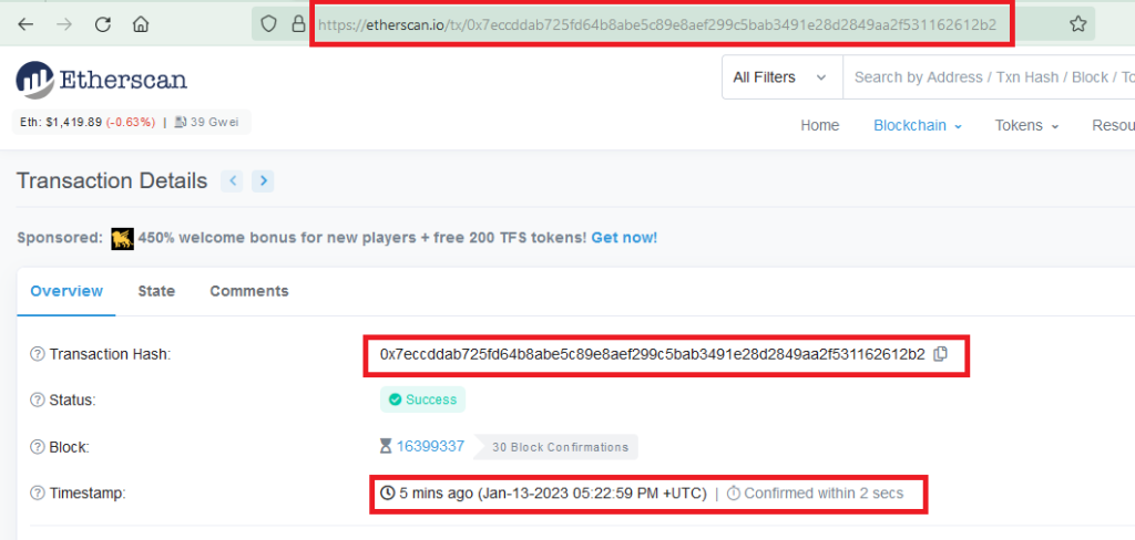 MozgásPiramis ethereum tranzakció